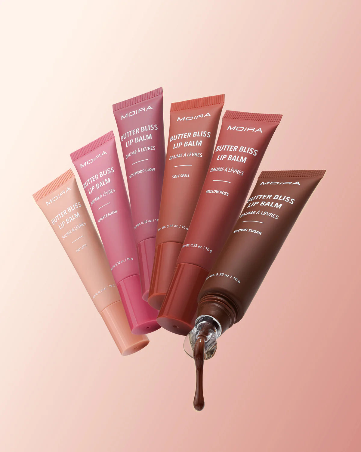 Moira Butter Bliss Lip Balm (019, Brown Sugar) 3PCS SET