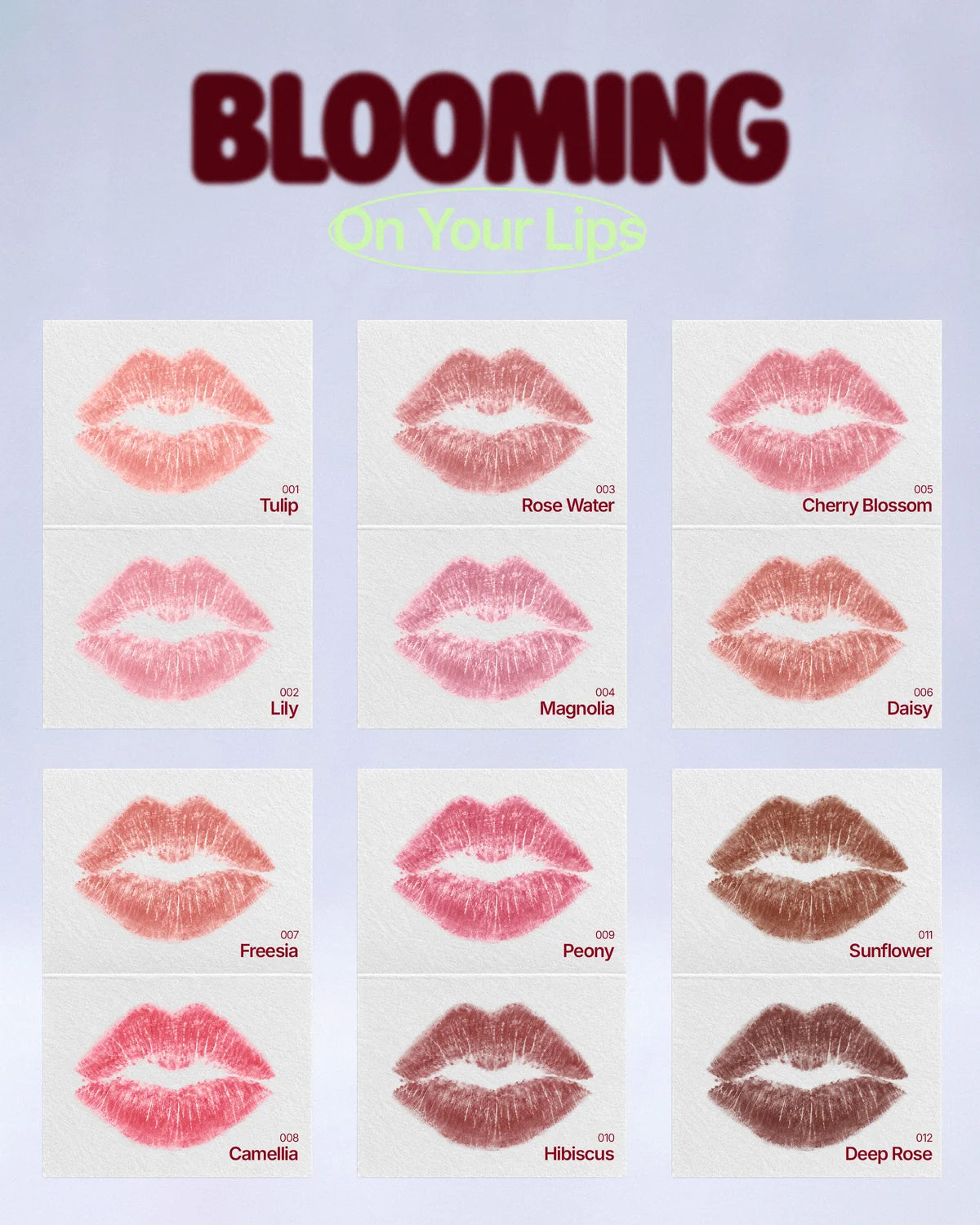 BCL009 Moira Blur Lip Contour Liner (009,Peony ) 3PCS SET