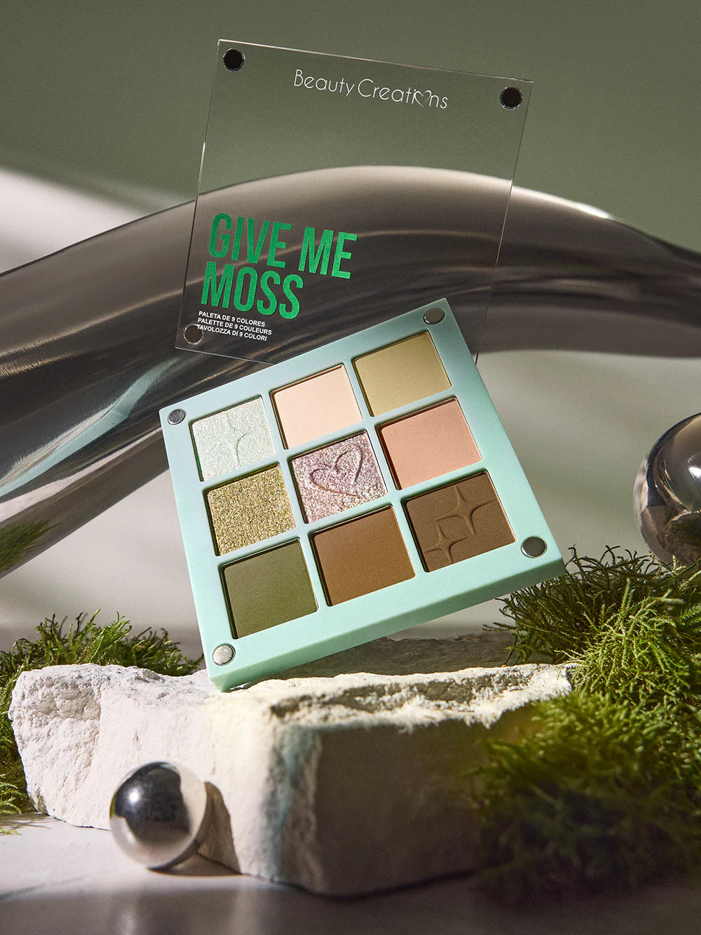 9SP-GM Beauty Creations Magnetic Palettes (Give Me Moss) 1PC