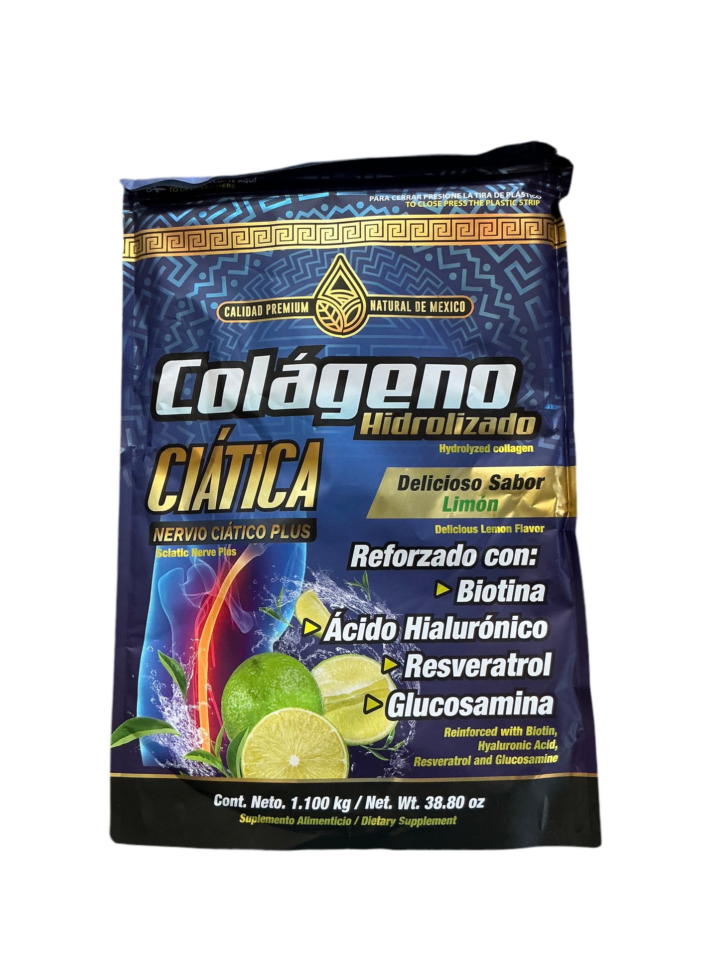 COLAGENO HIDROLIZADO CIÁTICA Sabor Limon.