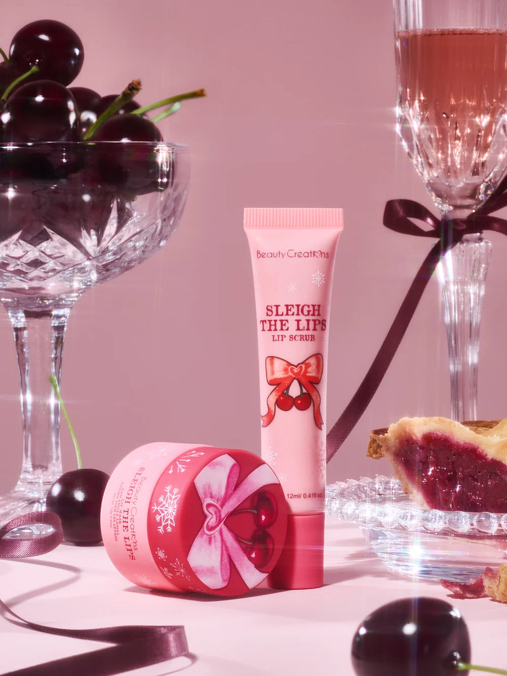 Beauty Creations Xmas 2026 Sleigh the Lips Lip Mask & Scrub Set (1PCS)