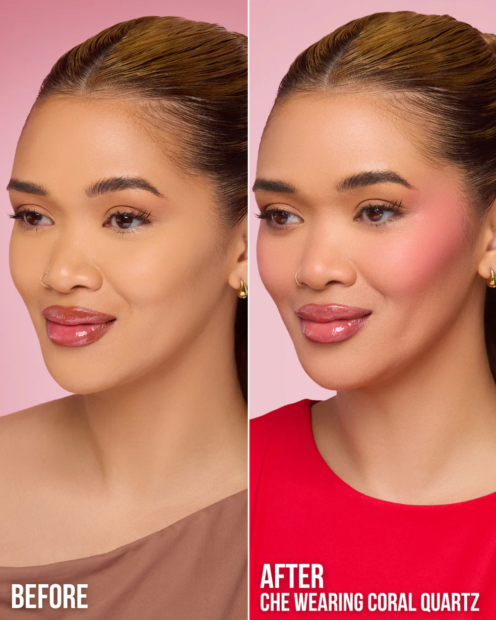 Beauty Creations Liquid Blush (LQBL4, Coral Quartz) 3pc Bundle
