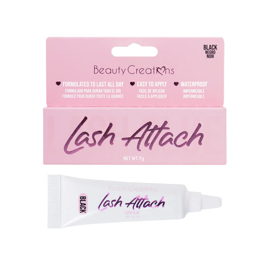 LAT-BLK Beauty Creations Lash Attach - Black 6pc Set