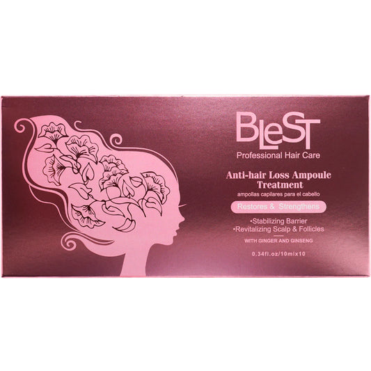 BA-01 Blest Anti Hair Loss Ampoules Treatment 10pc display