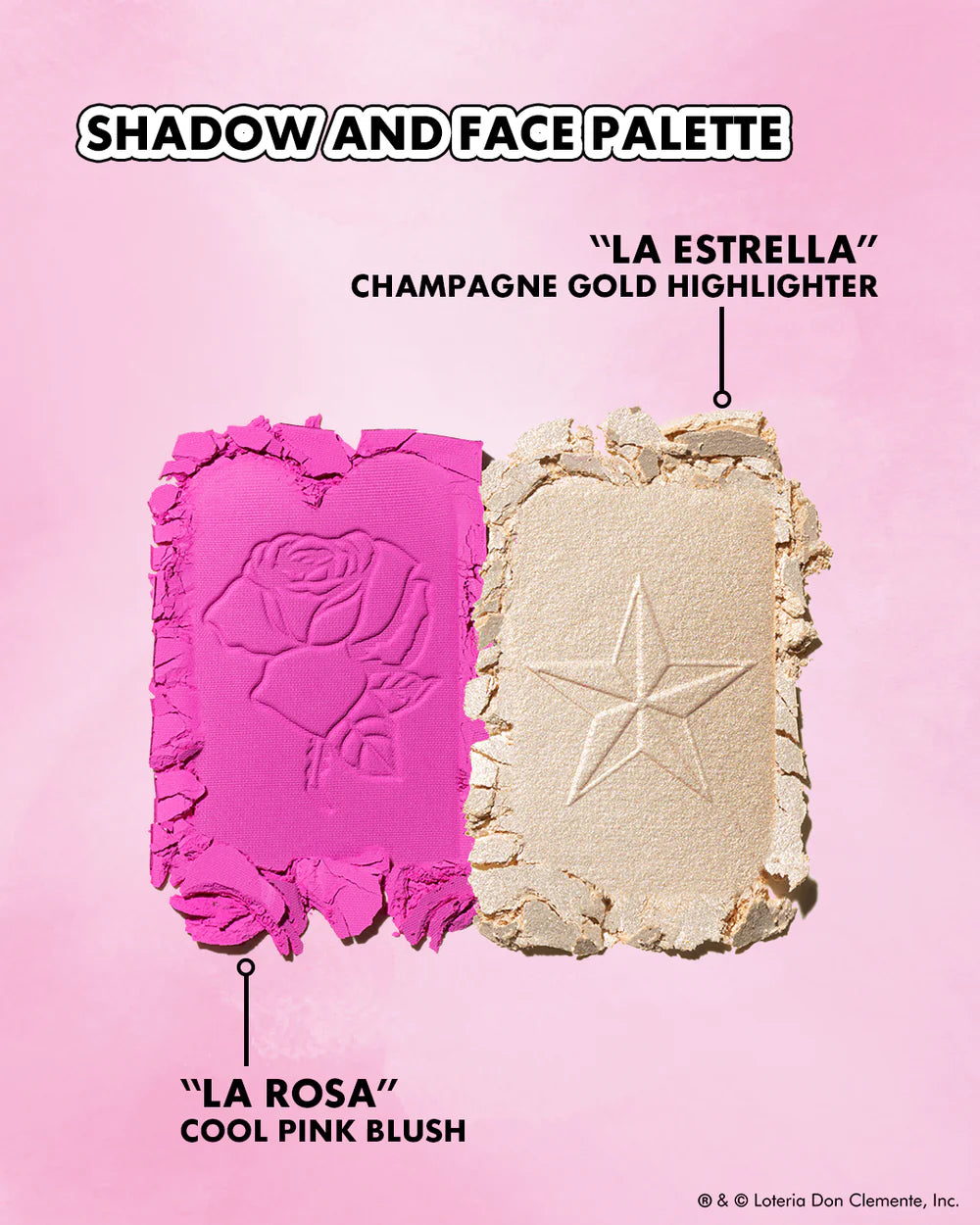 Beauty Creations - Lotería Don Clemente®️ Shadow & Face Palette (1PC)