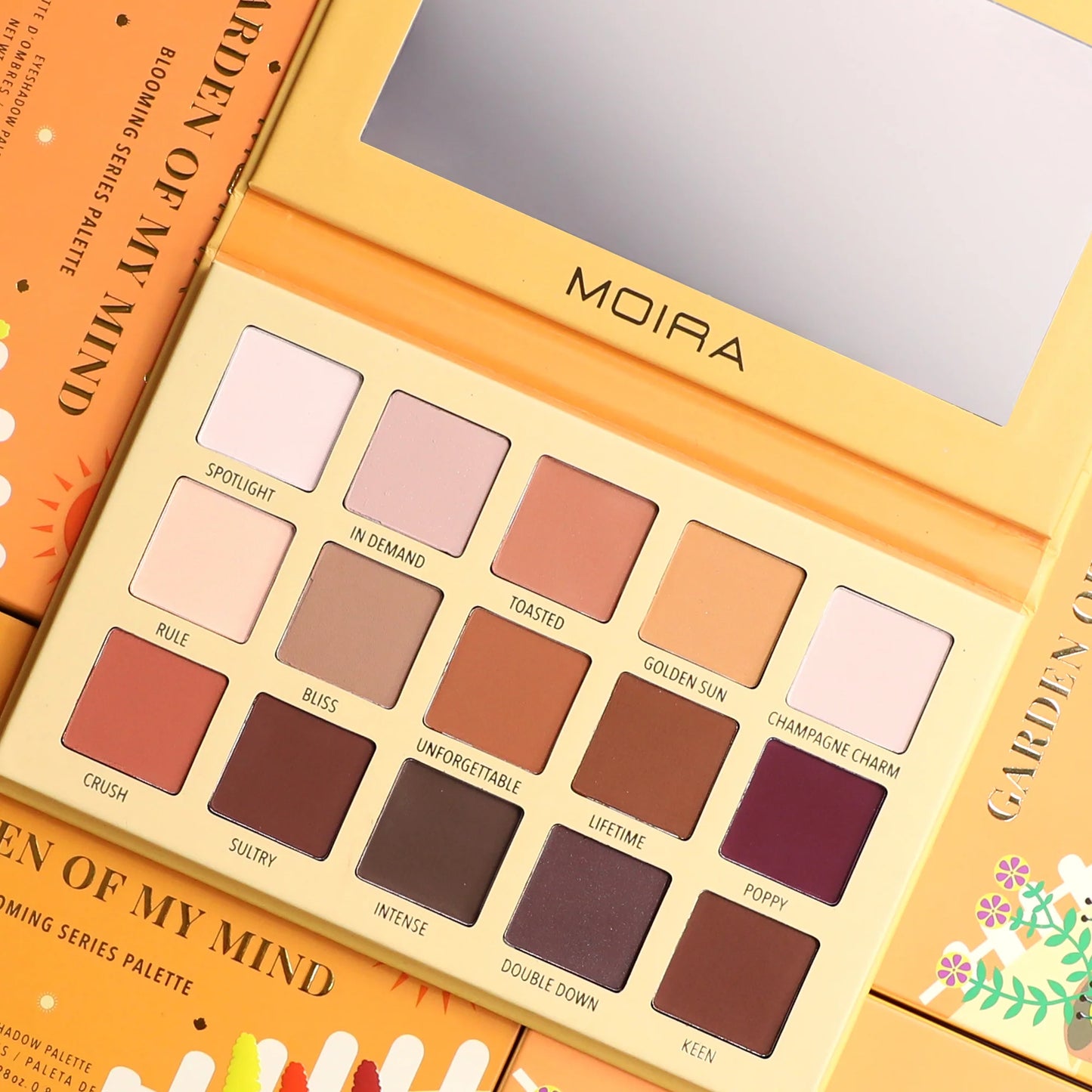 BPP001N Moira Garden of My Mind 15 Color Eyeshadow Palette