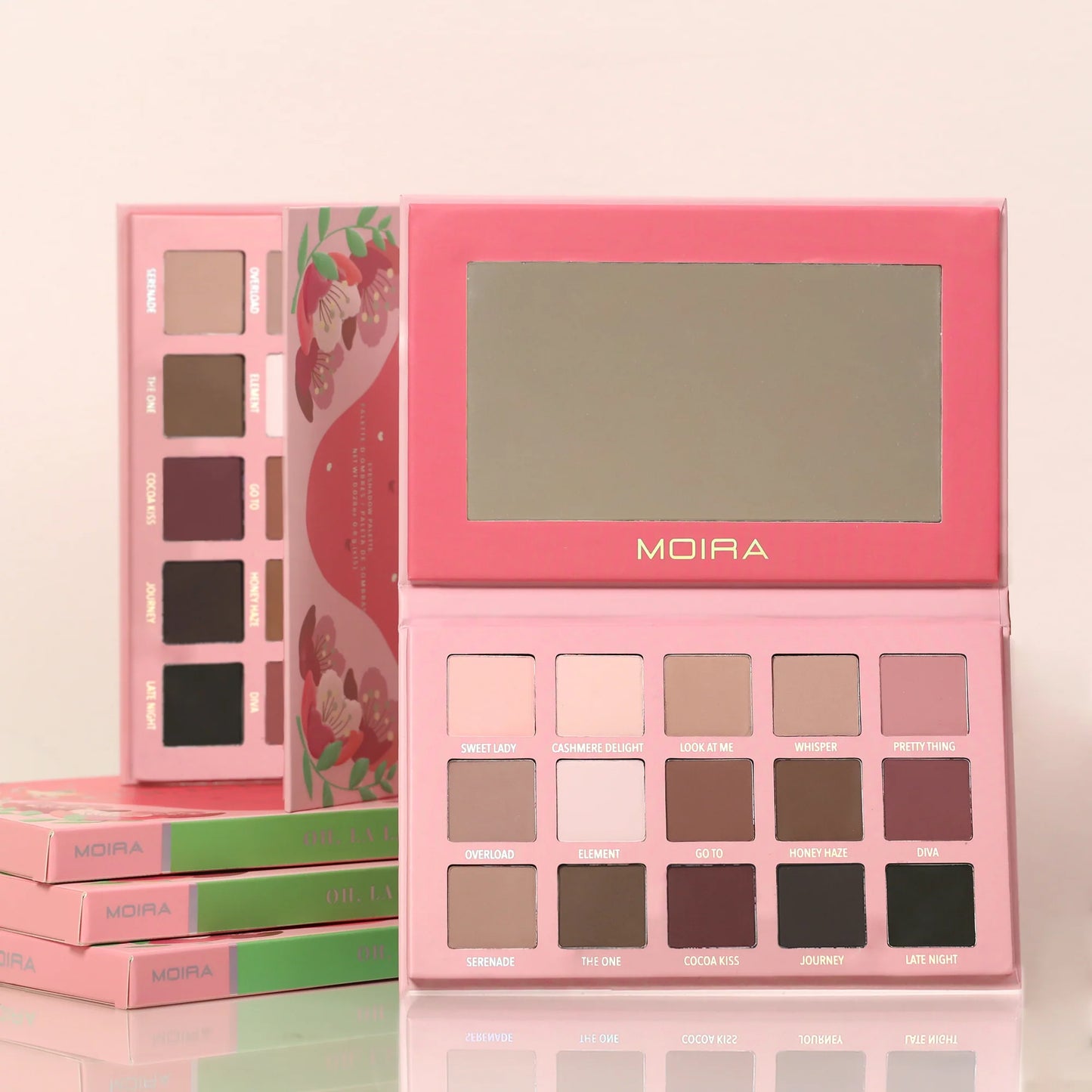 BPP004N Moira Oh, La La 15 Color Eyeshadow Palette