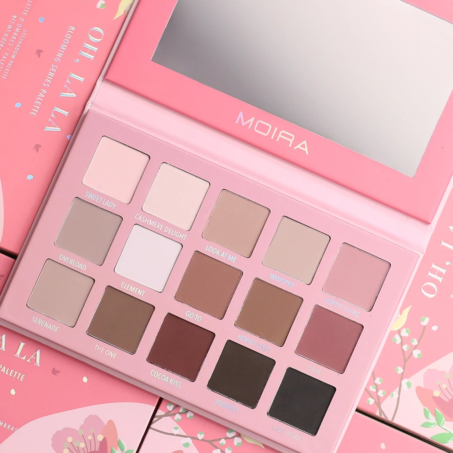 BPP004N Moira Oh, La La 15 Color Eyeshadow Palette