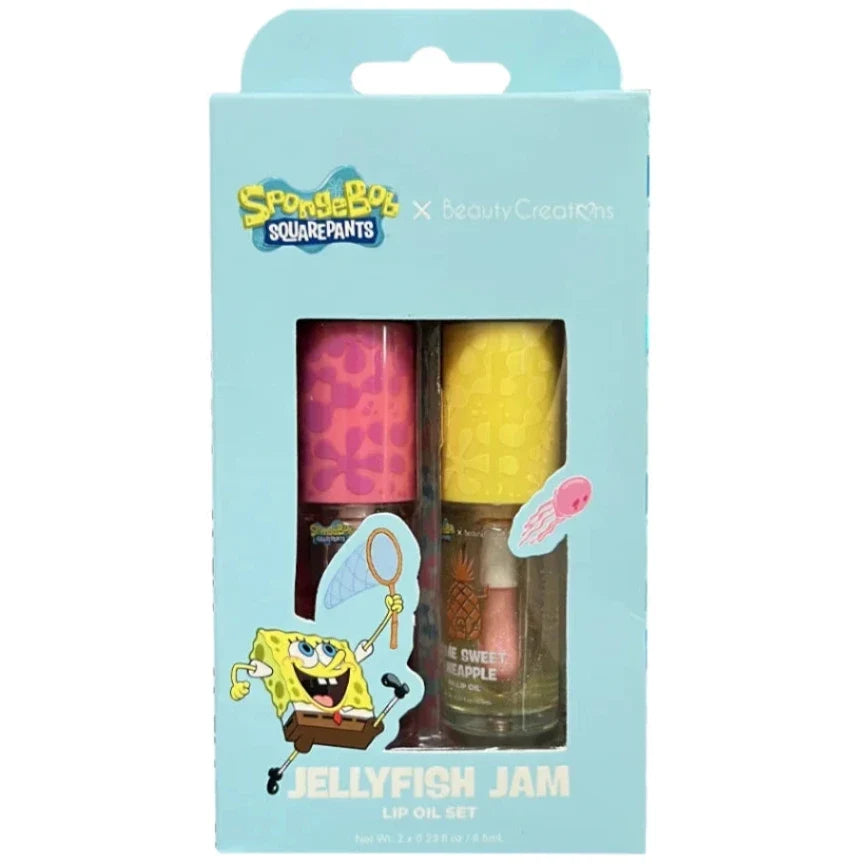 SBSP-TJ2 Beauty Creations X SpongeBob SquarePants  "Jellyfish Jam" Lip Oil Set (1PCS)