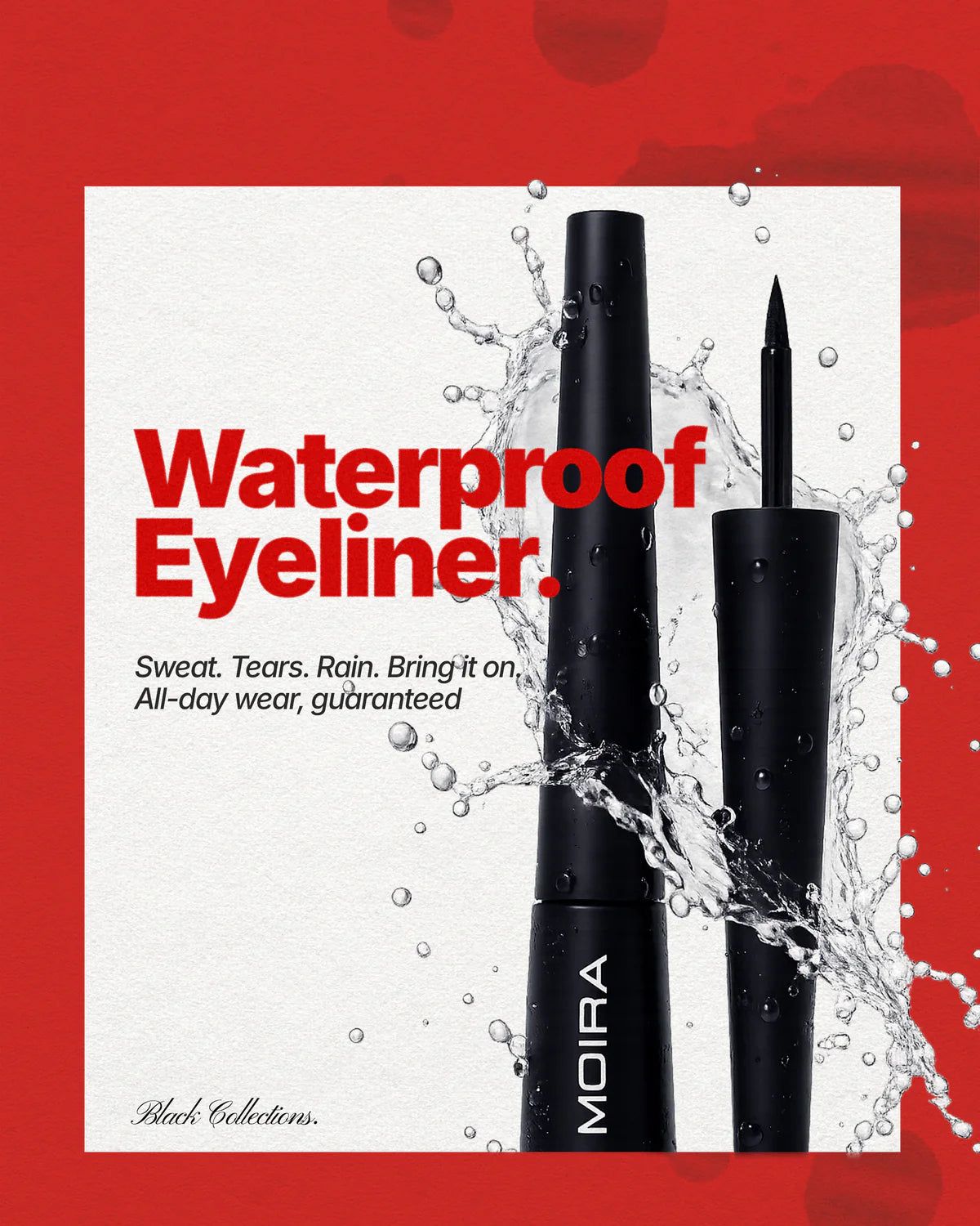 MTL001 Moira 24HR Micro Gel Liner (001, Black) (3PCS SET)