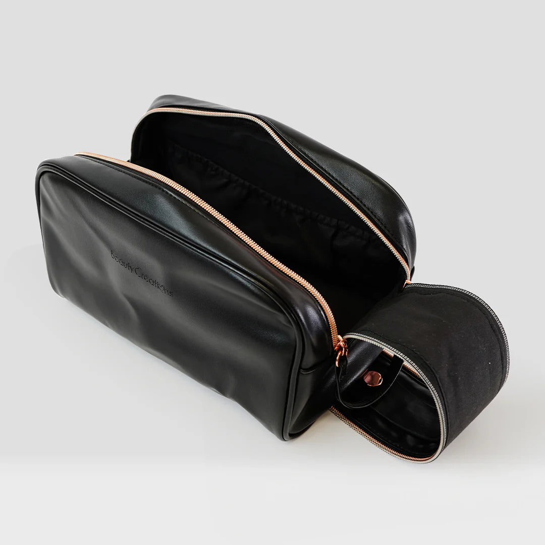 CBDZ-BB Beauty Creations Black Cosmetic Glam Pouch