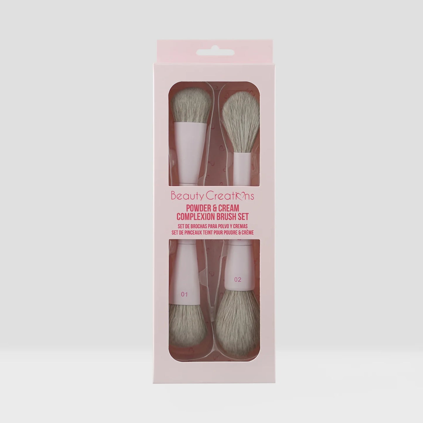 TJ-BS3 Beauty Creations Powder & Cream Complexion Brush Set