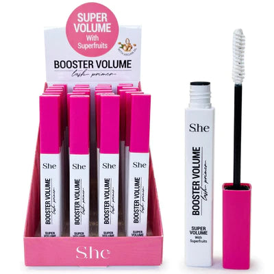 LP1018 S.he Makeup Super Volume Lash Primer Mascara Display