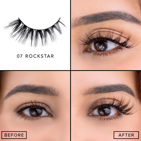 #280 Italia Deluxe Lash Out 3D Mink Lashes 12pc Set - 07 Rockstar