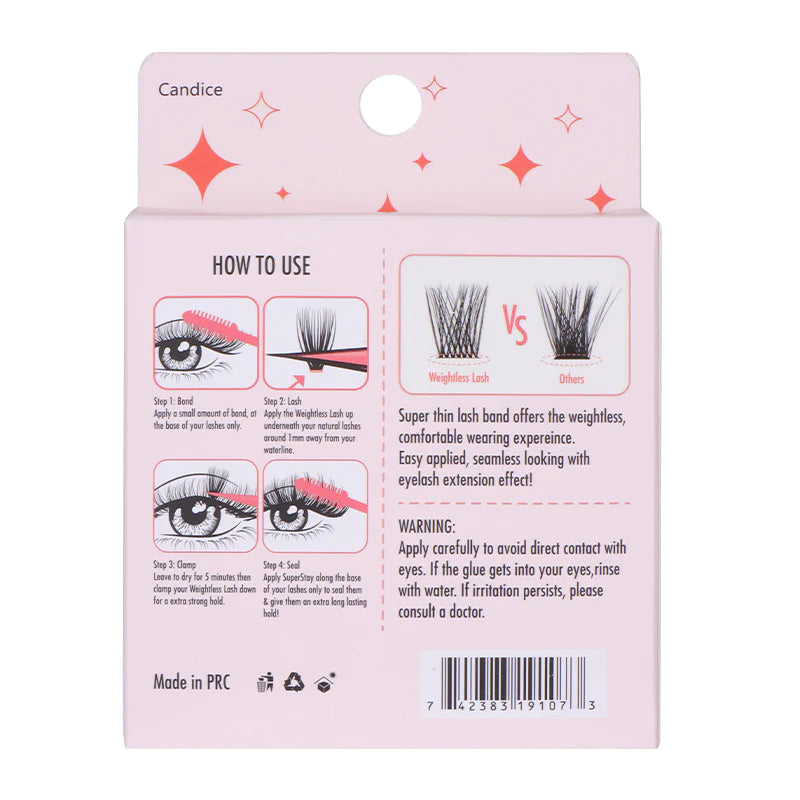 Feral Edge Weightless Eyelash Extensions 3pc Set - Candice