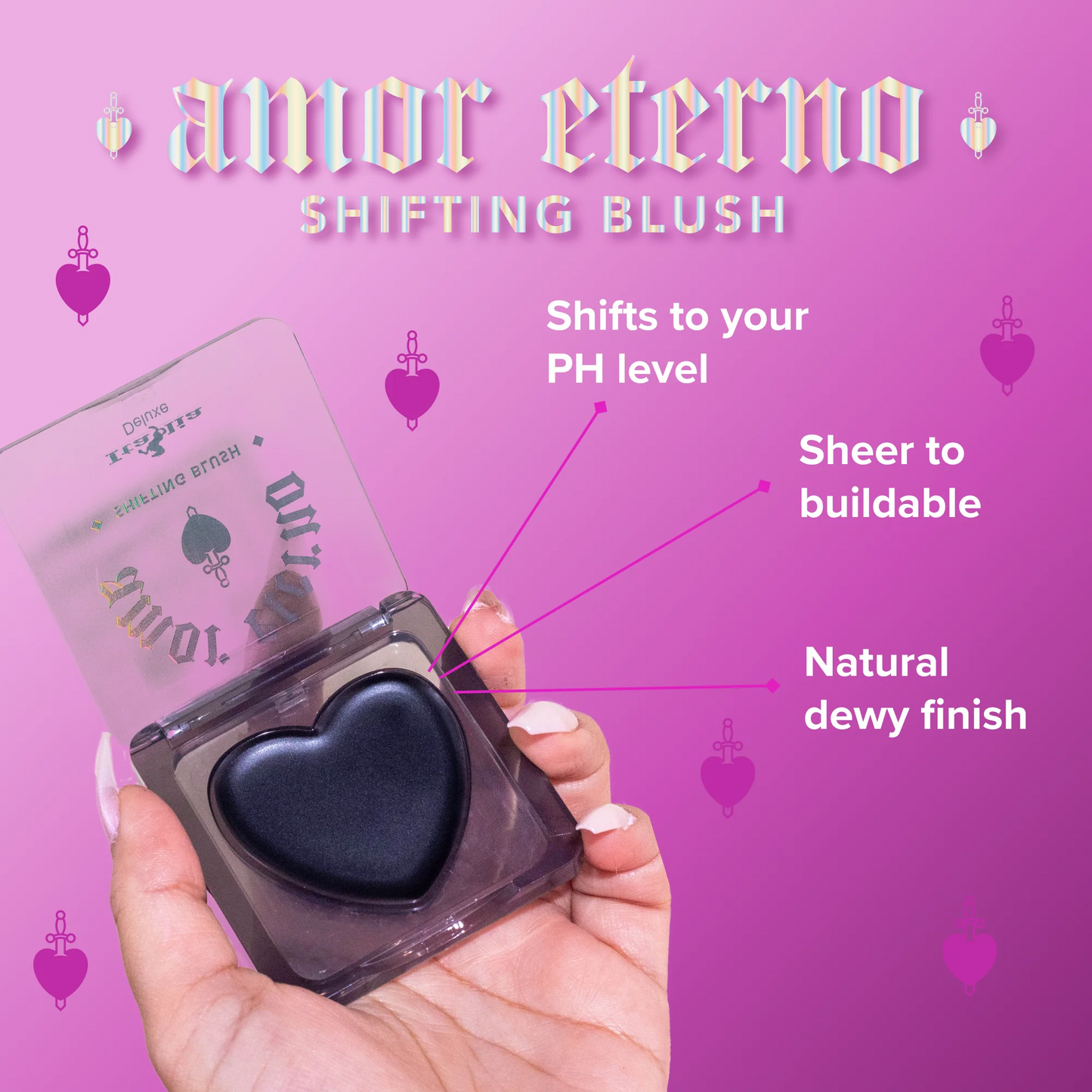 SB307 Italia Deluxe Amor Eterno Shifting Blush Display