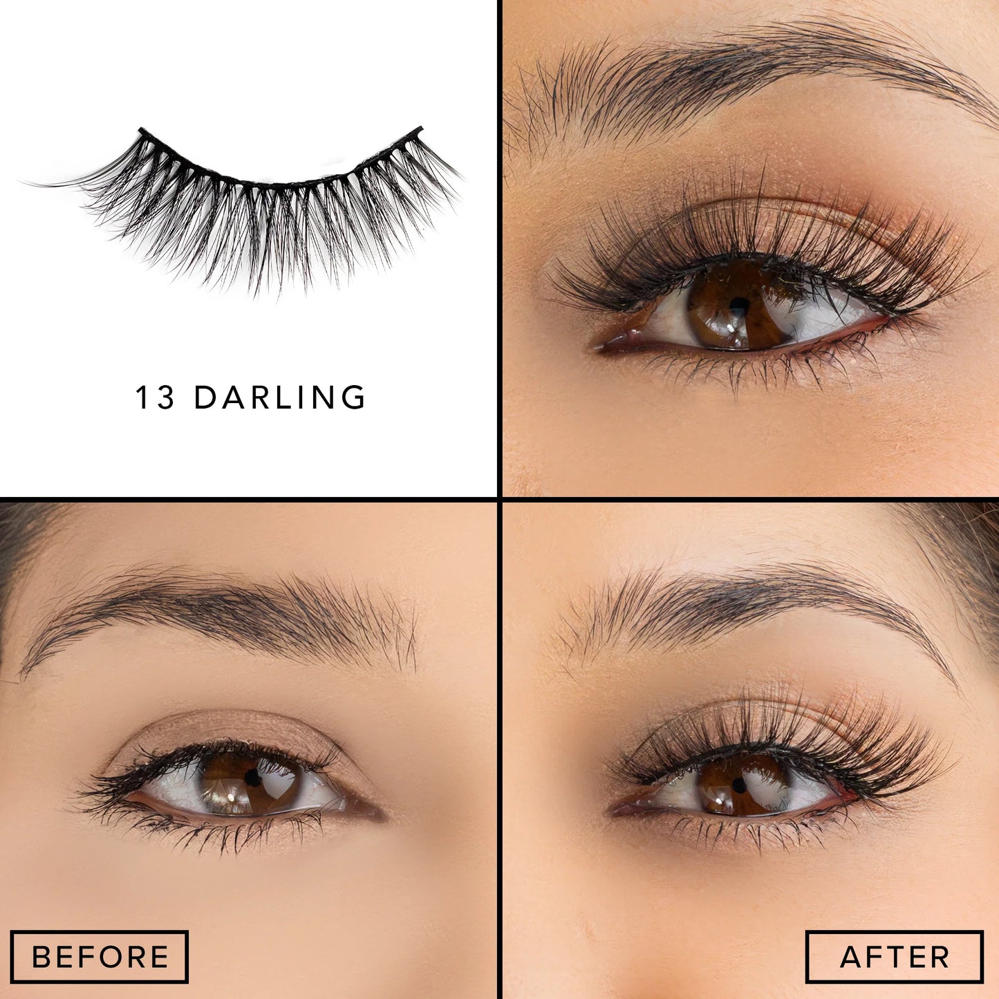 #280 Italia Deluxe Lash Out 3D Mink Lashes 12pc Set - 13 Dreamer