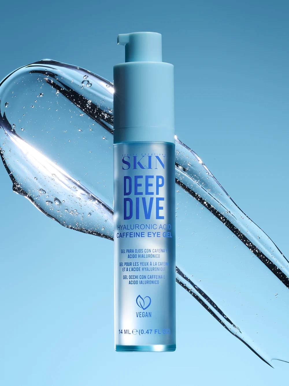 SK-DDEG Beauty Creations Deep Dive Hyaluronic Acid Caffeine Eye Gel 14ML (1PCS)
