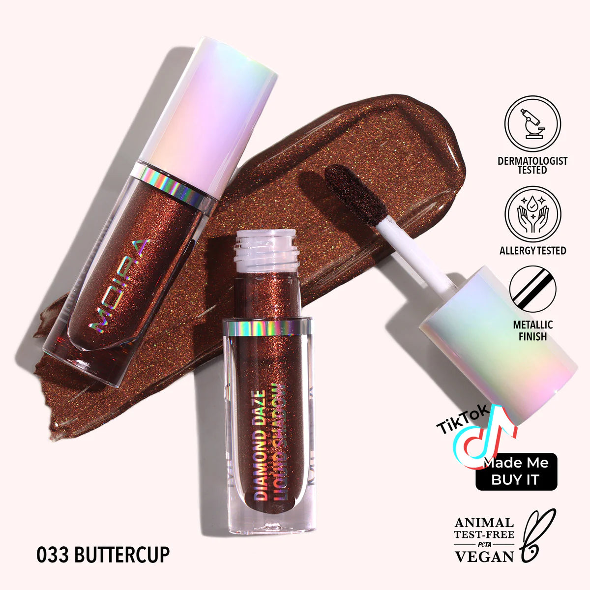 Diamond Daze Liquid Shadow (033, Buttercup) 3PCS BUNDLE