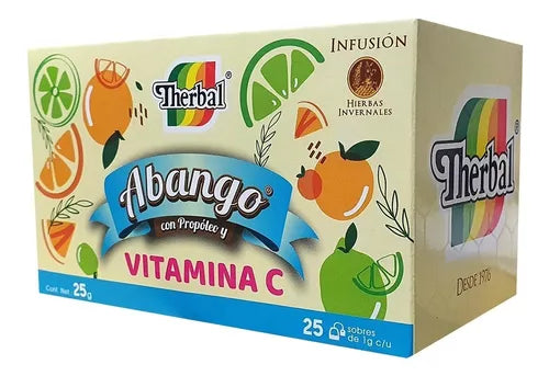 Therbal Te de Abango con Propoleo + Vitamina C Cont. 25 Sobres