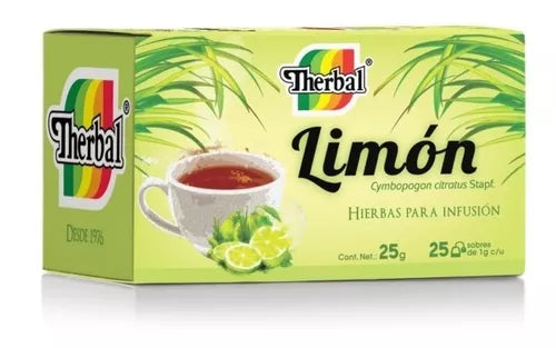 Te de Limón Cymbopogon Citratus 25 Tea Packets