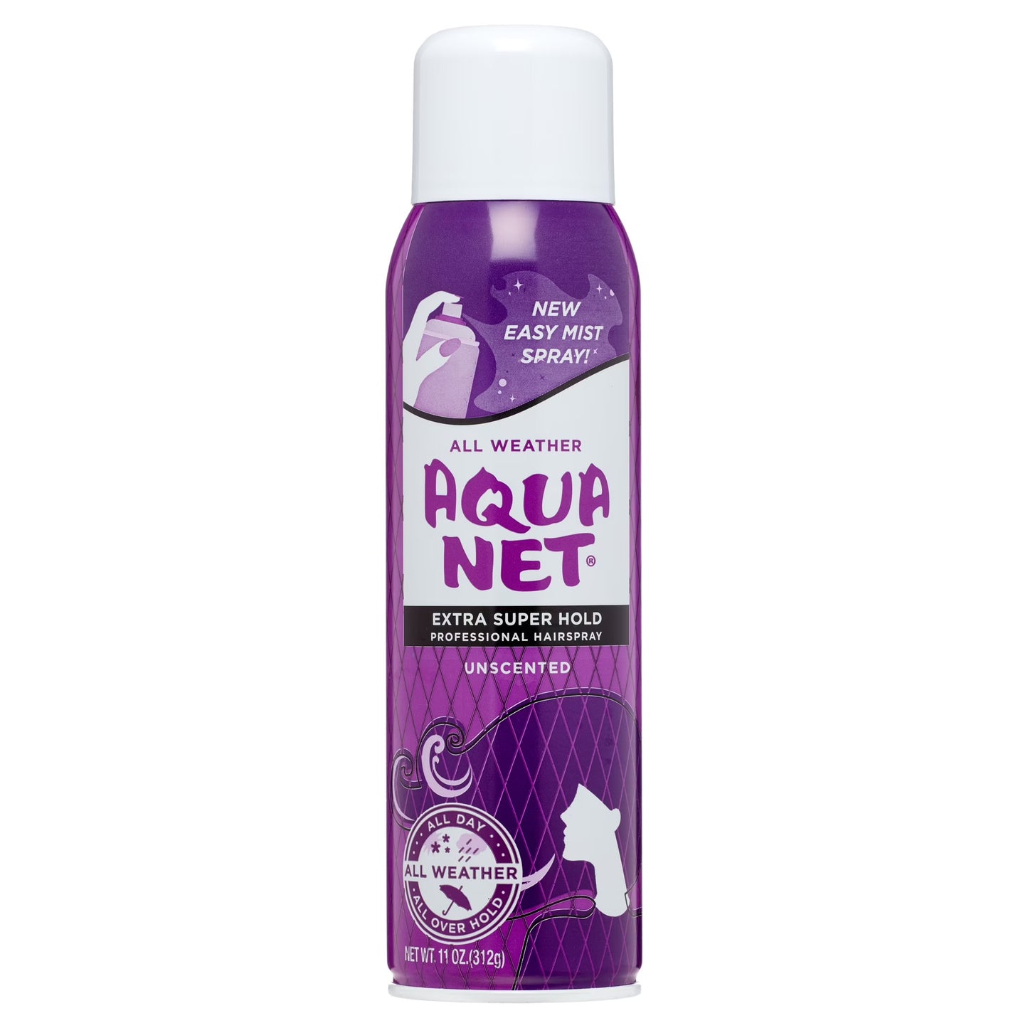 AQUANET HAIR SPRAY UNCENTED 11OZ