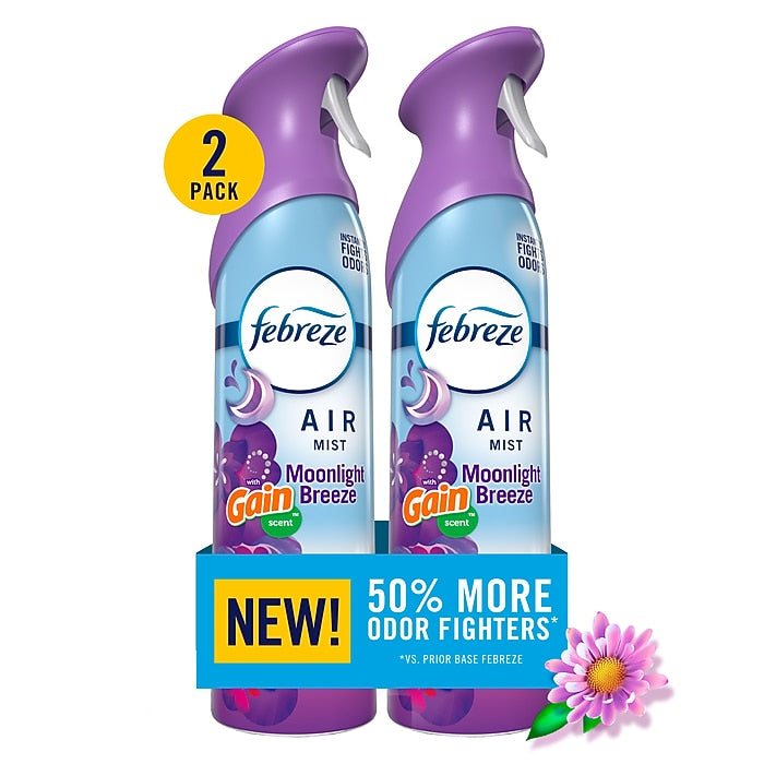 Febreeze 2 Pack Cont. 8.1oz - Gain Mooonlight Breeze