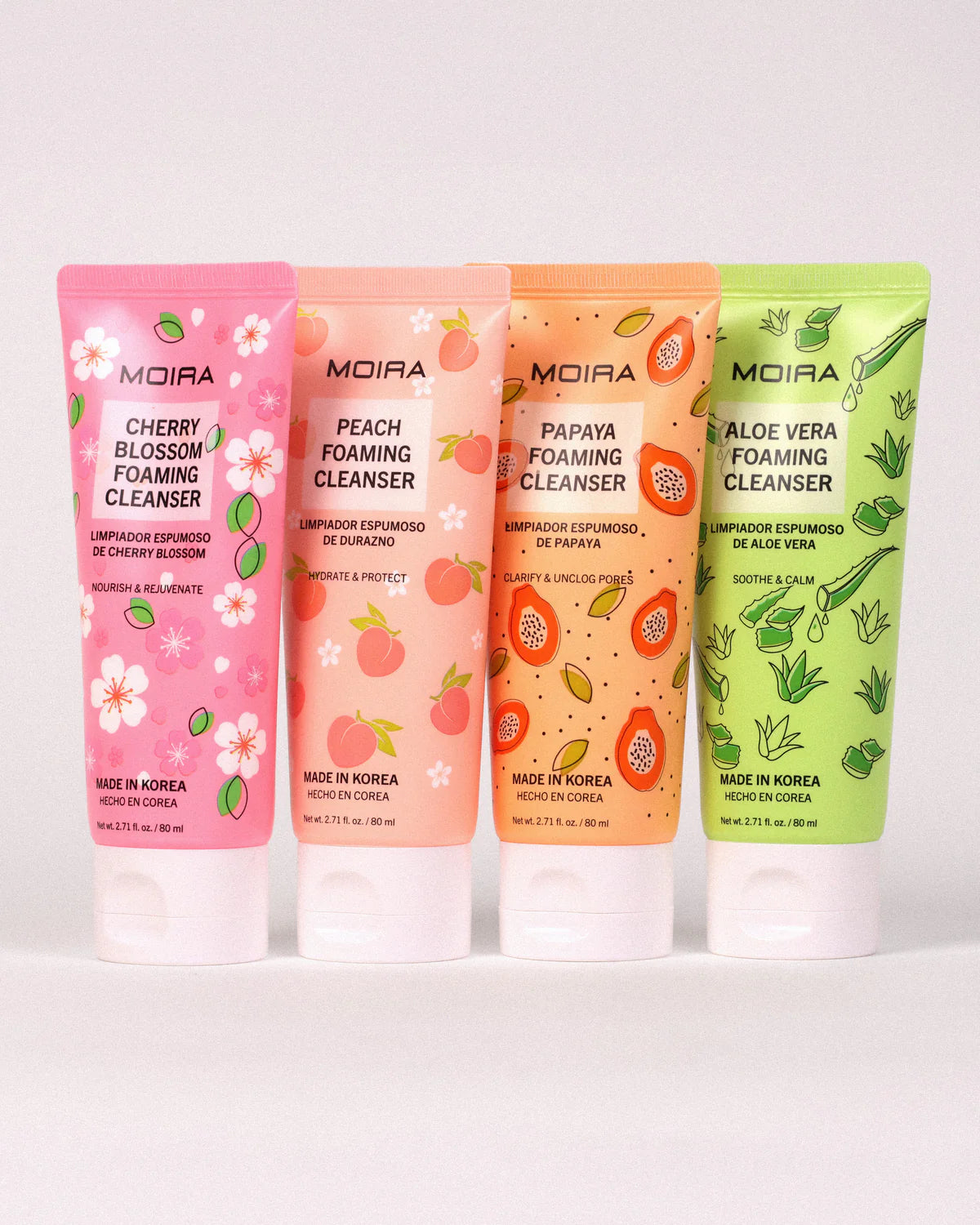 FOC002 Peach Foaming Cleanser 3pc Bundle