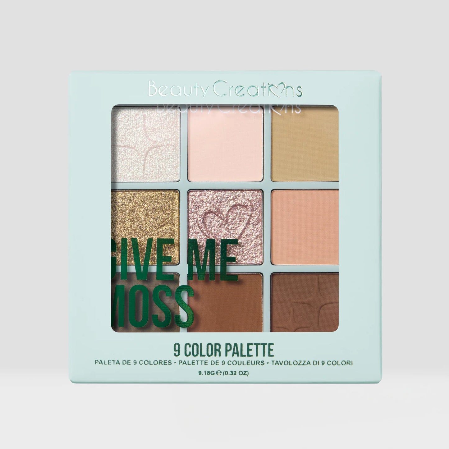 9SP-GM Beauty Creations Magnetic Palettes (Give Me Moss) 1PC