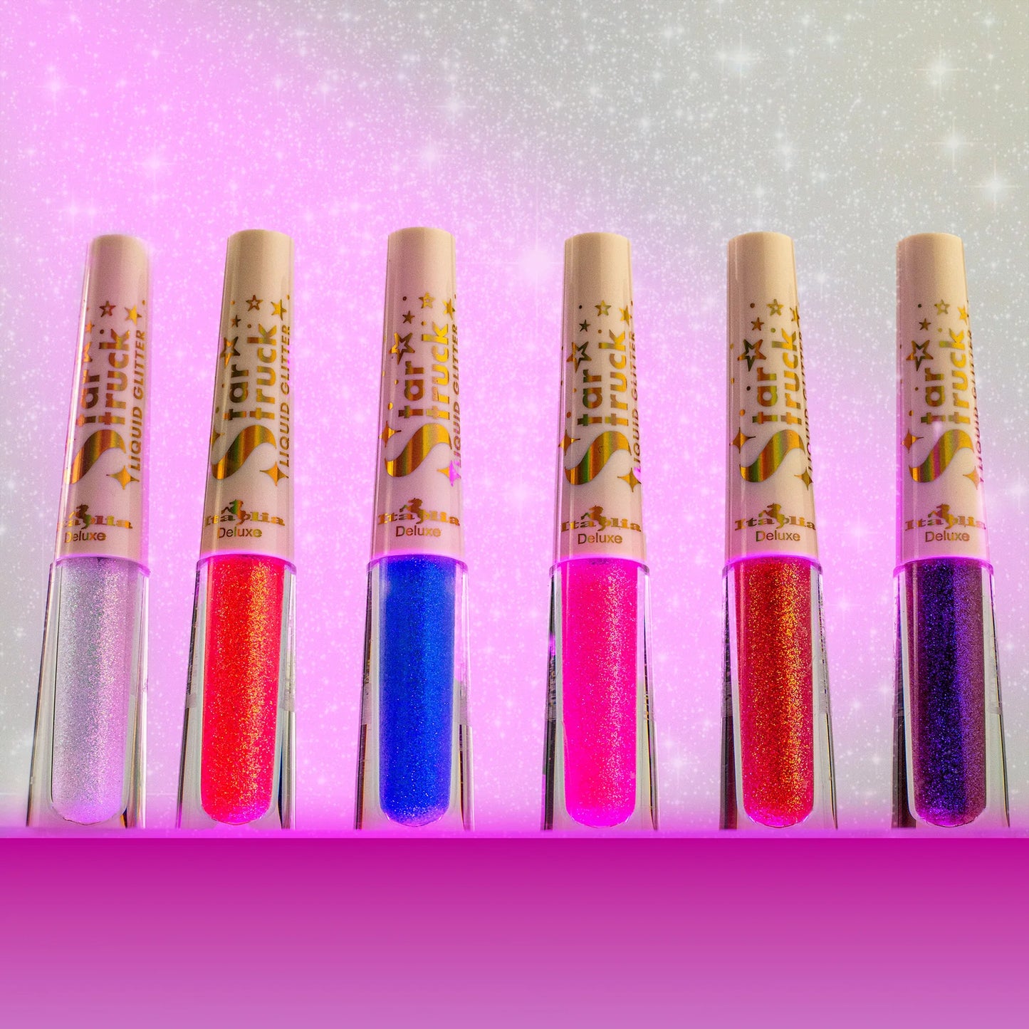 GL263 Italia Deluxe Starstruck Liquid Glitter Eyeliner Display