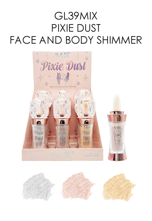 GL39MIX Amuse Pixie Dust Face & Body Shimmer Display