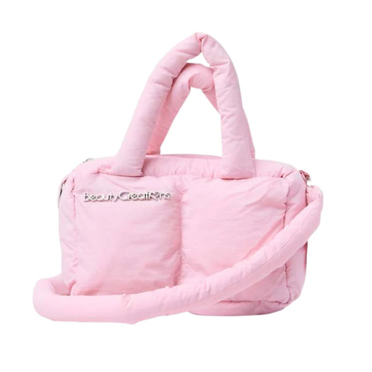 BC10-PTB - Beauty Creations Puffy Tote Bag Pink  (Medium)