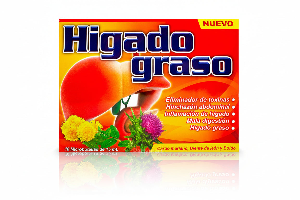 Ampolletas De Higado Graso 15ML