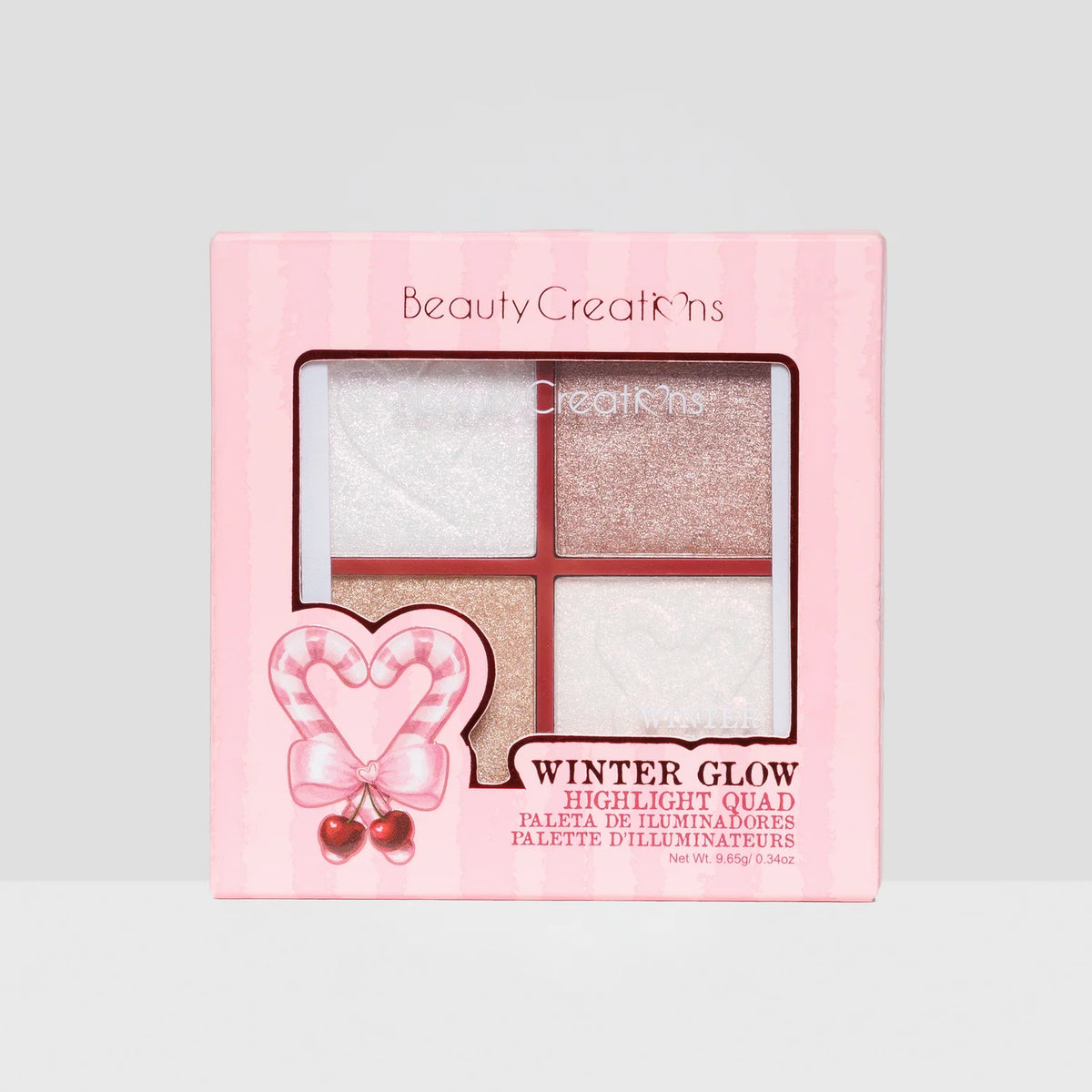 Beauty Creations Xmas 2026 Winter Glow Highlighter Quad (1PCS)