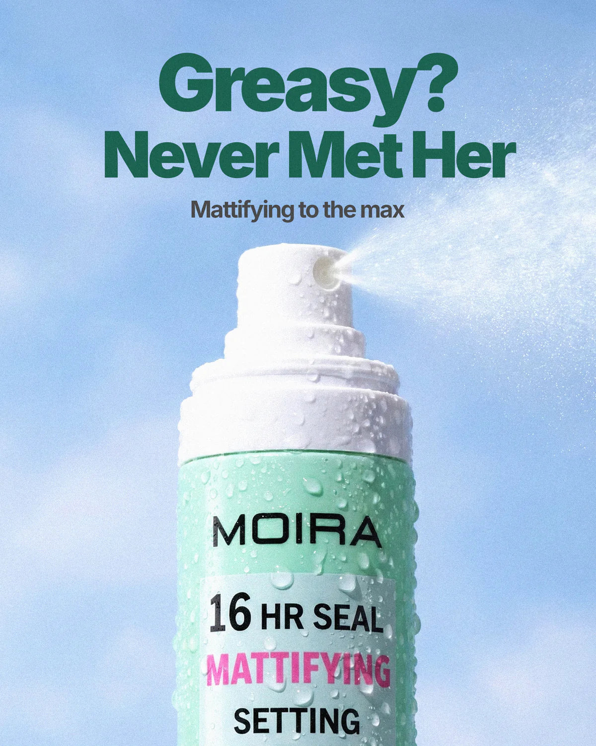 HRS002 Moira 16HR Seal Mattifying Setting Spray 3PC SET