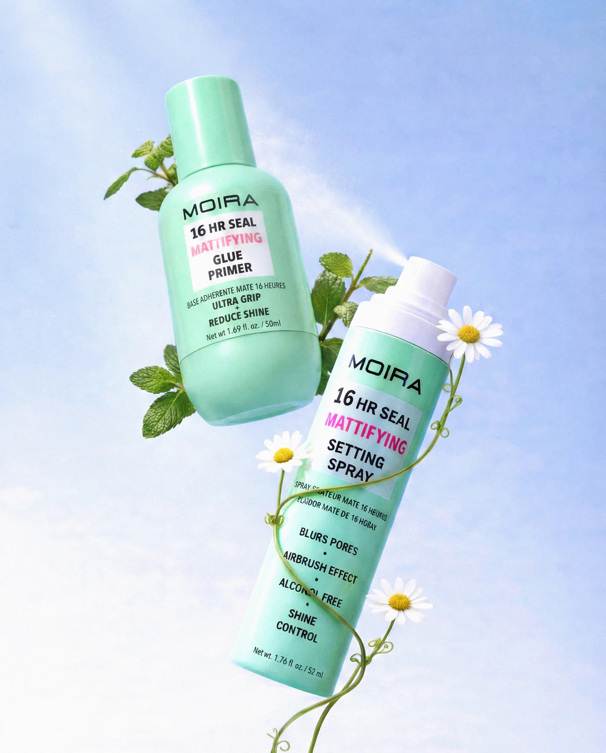 HRS002 Moira 16HR Seal Mattifying Setting Spray 3PC SET