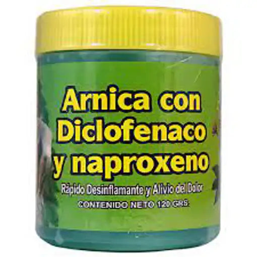 Gel Arnica Con Diclofenaco Y Naproxeno 120GR