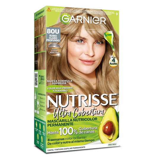 GARNIER NUTRISSE ULTRA COBERTURA -80U RUBIO CLARO