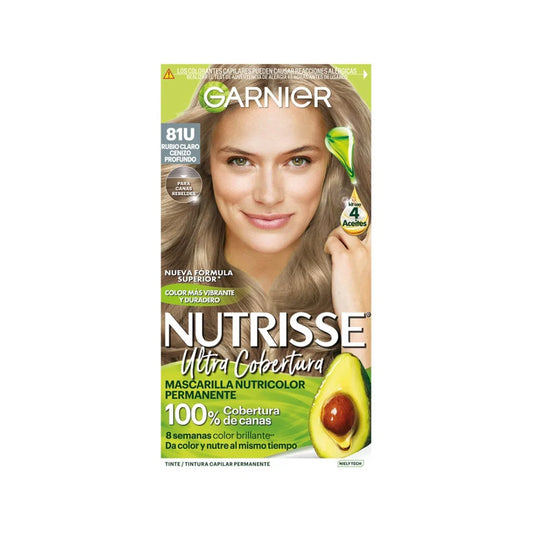 GARNIER NUTRISSE ULTRA COBERTURA- 81U RUBIO CLARO CENIZO