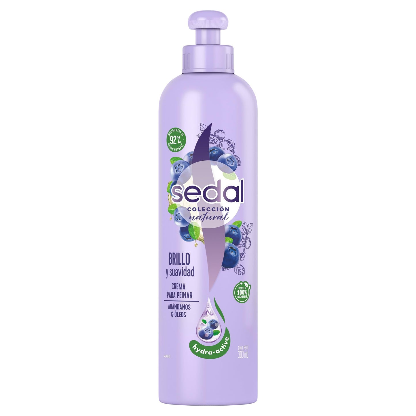 Sedal Crema Brillo Y Suavidad Mora 300ML