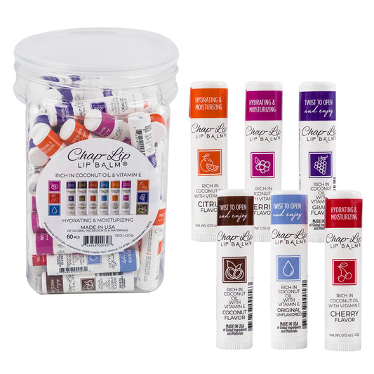 Chap - Lip Balm Hydrating & Moisturizing 60pc Jar