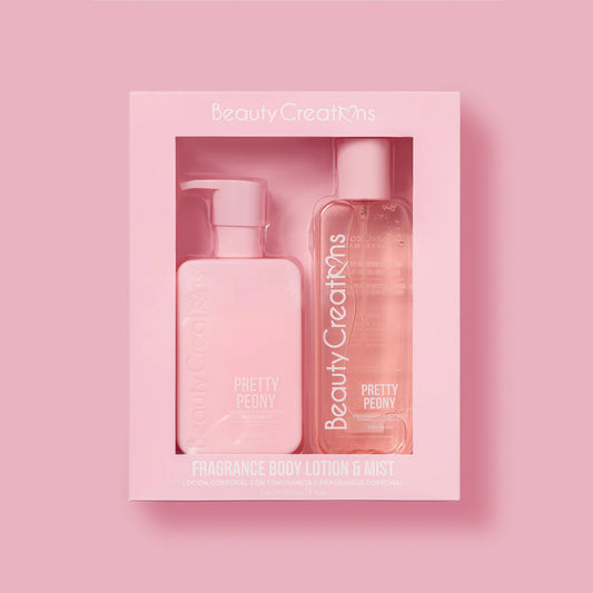 BLBSSET07 Beauty Creations Fragrance Body Lotion & Mist - Pretty Peony