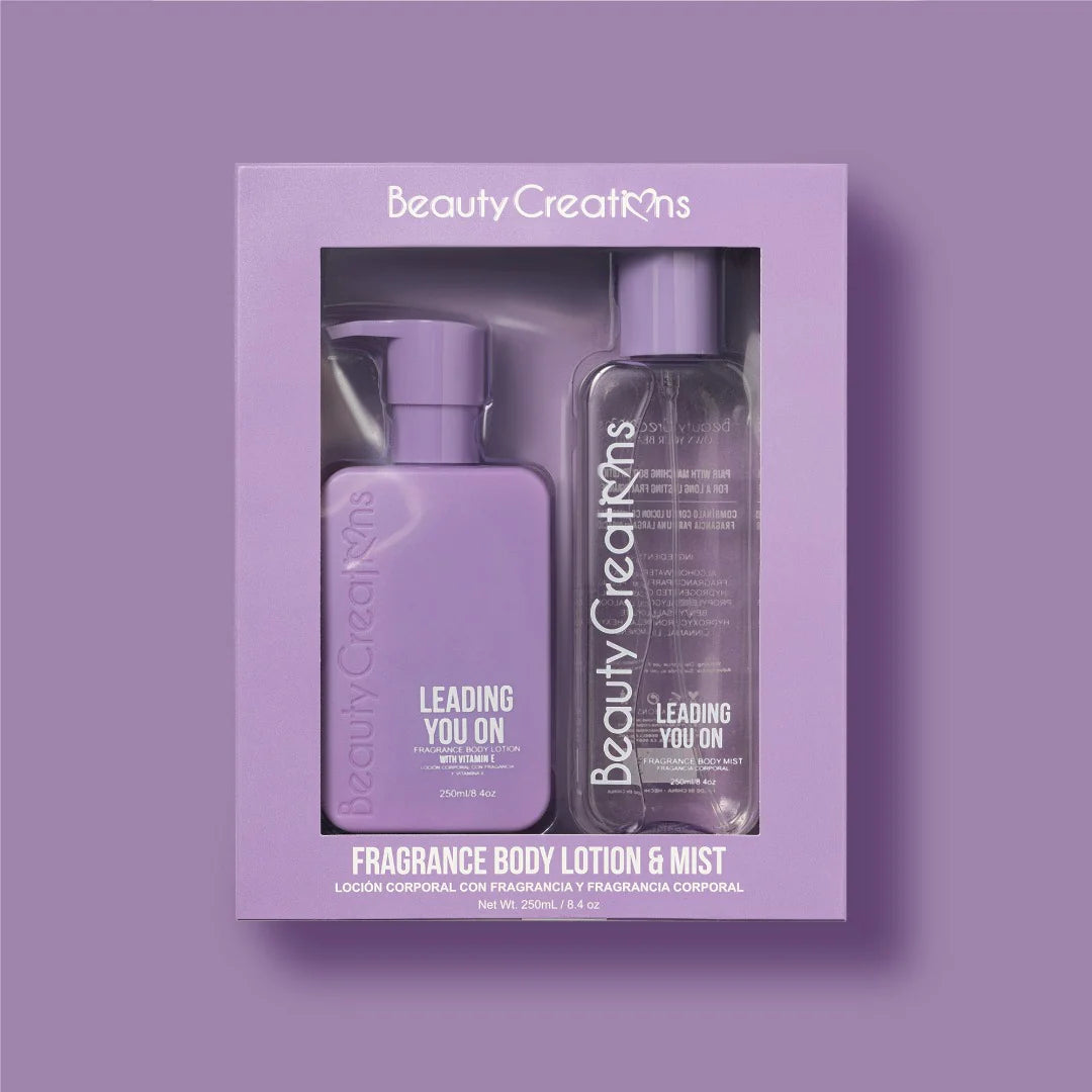 BLBSSET12 Beauty Creations Fragrance Body Lotion & Mist - Leading You On