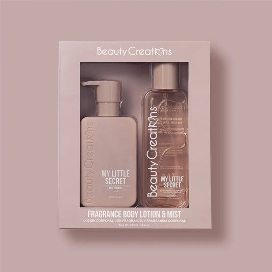 BLBSSET11 Beauty Creations Fragrance Body Lotion & Mist - My Little Secret