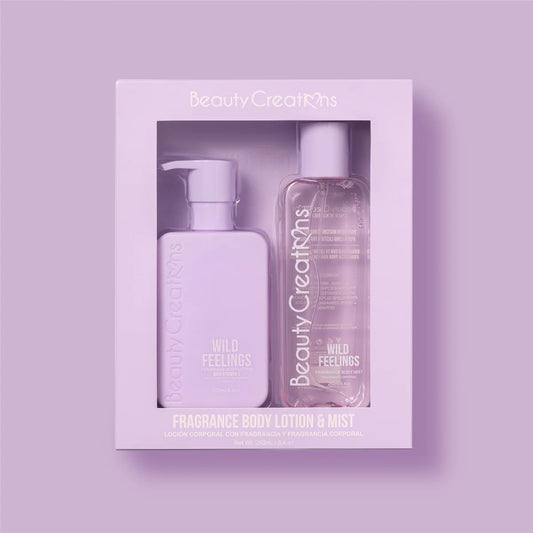 BLBSSET01 Beauty Creations Fragrance Body Lotion & Mist - Wild Feelings