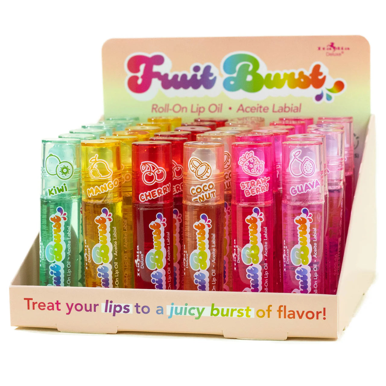 #9400 Fruit Burst Roll-On Lip Oil Display