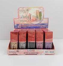 Load image into Gallery viewer, Lady Sparkle Liquid Eyeshadow Bold Tones Display
