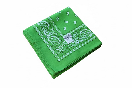 KBD-0810GR. Bandana Verde/Green  12PC