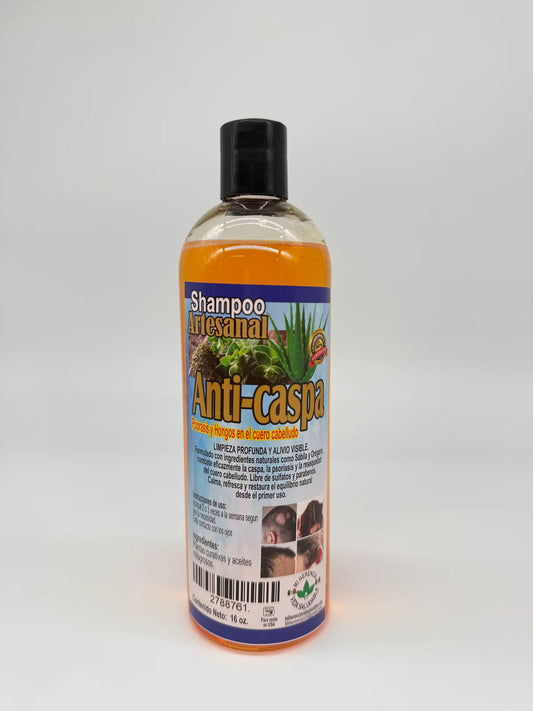 Shampoo Artesanal - Anti -Caspa 16Oz