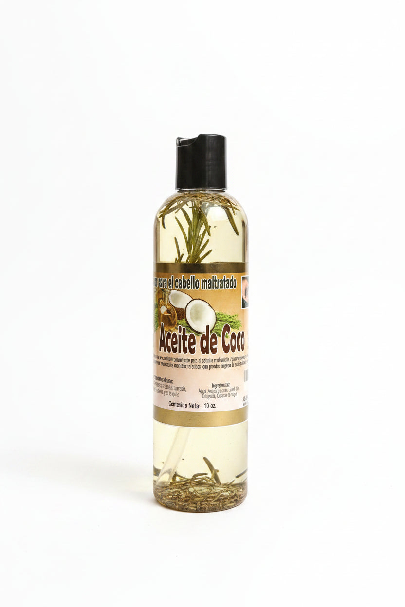 Aceite De Coco Para El Cabello Maltratado 10oz